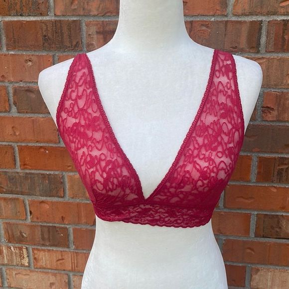 Victoria's Secret Other - Victoria’s Secret Bralette Red EUC Size Large